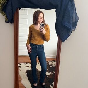 Le Lis Marigold Cropped Sweater